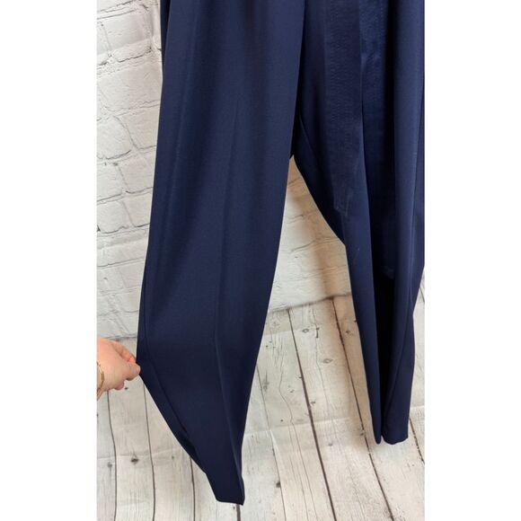 TRINA TURK blue wrap top belted short sleeve romper jumpsuit size 2 NWOT - Picture 4 of 10